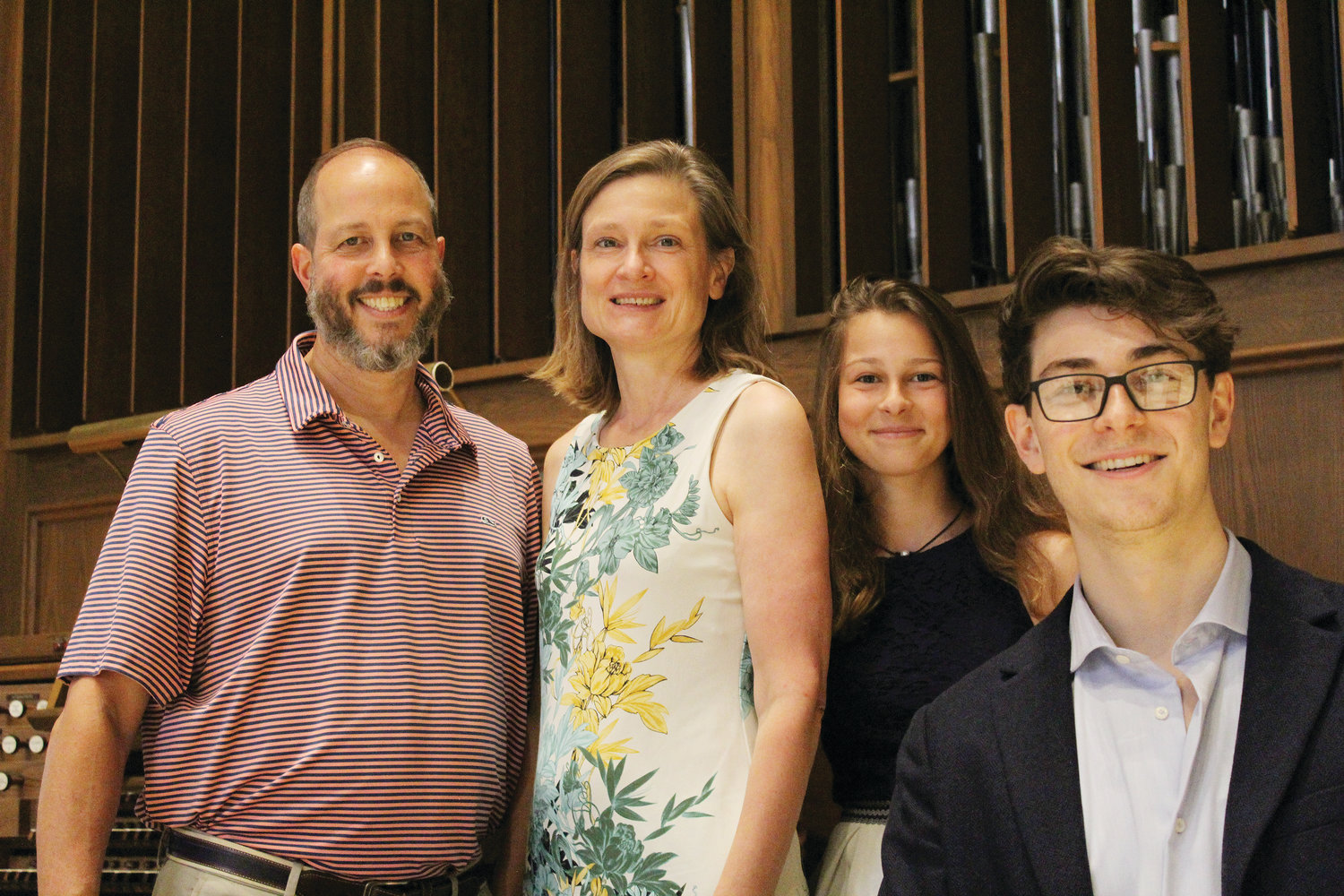 Bishop Thomas J. Tobin, family and friends were present for Schneider’s June 25 organ recital that marked his final concert as a student at the Pontifical Institute of Sacred Music.